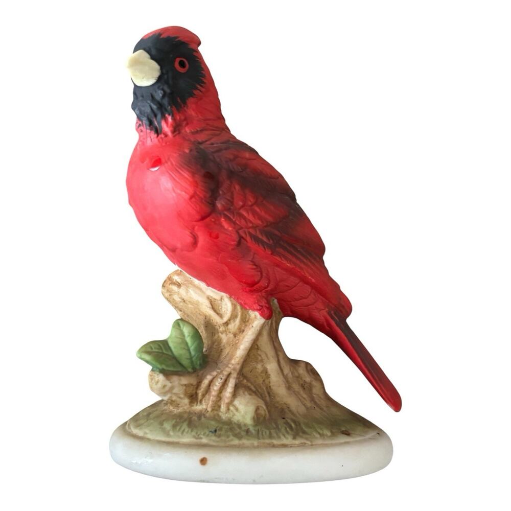 Vtg Lefton China Handpainted Cardinal/ # KW6609
